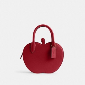 Bolsa Crossbody COACH Apple Feminino Vermelhas | 68972RYHI
