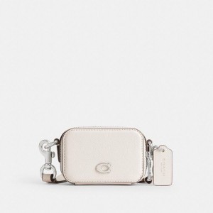 Bolsa Crossbody COACH Crossbody Pouch Feminino Branco | 73486ZQFU