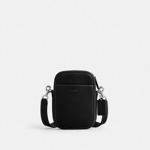 Bolsa Crossbody COACH Hitch Masculino Pretas | 90845ACIX