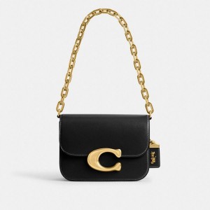 Bolsa Crossbody COACH Idol Feminino Pretas | 54903IWTS