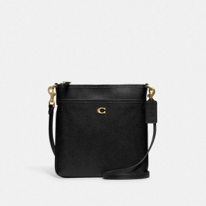 Bolsa Crossbody COACH Kitt Messenger Feminino Pretas | 91753IRCY