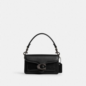Bolsa Crossbody COACH Tabby 12 Feminino Pretas | 18943NWLK