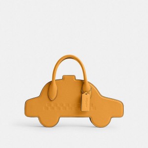 Bolsa Crossbody COACH Taxi Feminino Amarelas | 54709YBRO