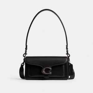 Bolsa Tiracolo COACH Tabby 20 Feminino Pretas | 14032BIVS