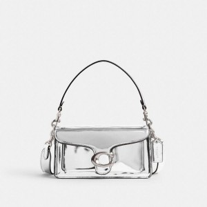 Bolsa Tiracolo COACH Tabby 20 In Metallic Feminino Prateadas | 98301CUOV