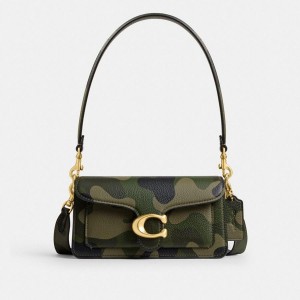 Bolsa Tiracolo COACH Tabby 20 With Camo Print Feminino Verdes | 94806TSIE