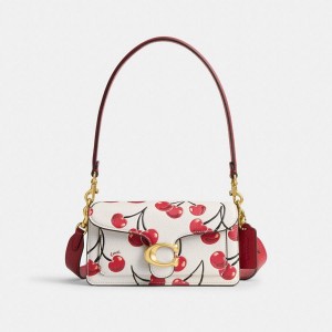 Bolsa Tiracolo COACH Tabby 20 With Cherry Print Feminino Vermelhas | 52984LABS