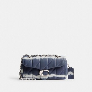 Bolsa Tiracolo COACH Tabby 20 With Quilting And Tie Dye Feminino Prateadas | 69230PSKY