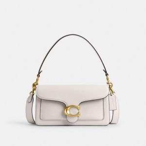 Bolsa Tiracolo COACH Tabby 26 Feminino Branco | 16730BZGO