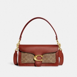 Bolsa Tiracolo COACH Tabby 26 In Signature Canvas Feminino Marrom | 87509IYVW