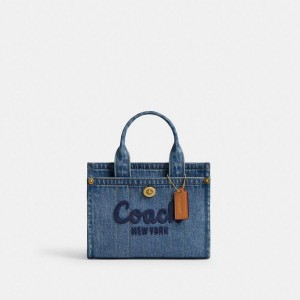 Bolsas Tote COACH Cargo 20 Feminino Azuis | 84510ORQG