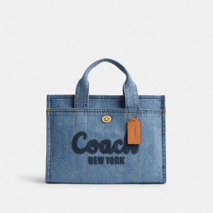 Bolsas Tote COACH Cargo Feminino Azuis | 82675KPVY