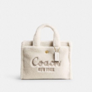 Bolsas Tote COACH Cargo Feminino Branco | 64327SHRB