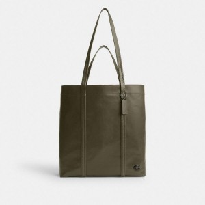 Bolsas Tote COACH Hall 33 Masculino Verdes | 96254KAXS