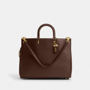 Bolsas Tote COACH Rogue 39 Feminino Marrom | 54316EZCN