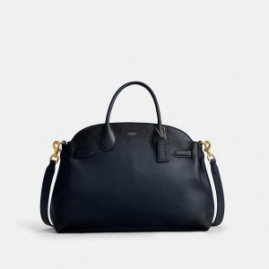 Bolsas Tote COACH Soft Empire Carryall 40 Feminino Azul Marinho | 76928BGUE