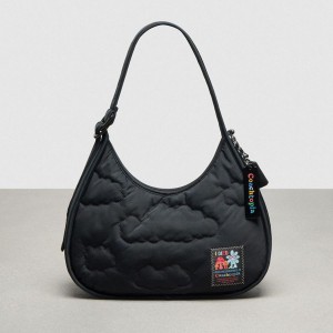 Bolsas Tote COACH Topia Loop Ergo With Cloud Quilting Feminino Pretas | 63415JRTQ