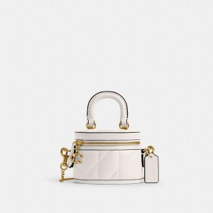 Bolsas Tote COACH Trail Crossbody 12 With Pillow Quilting Feminino Branco | 82430IXNJ