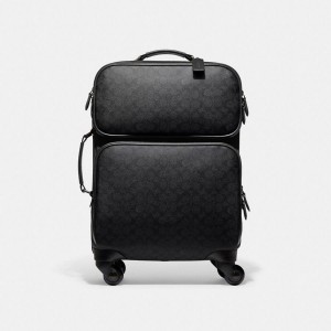 Bolsas Tote COACH Wheeled Carry On In Signature Canvas Masculino Cinzentas | 84705CTUP
