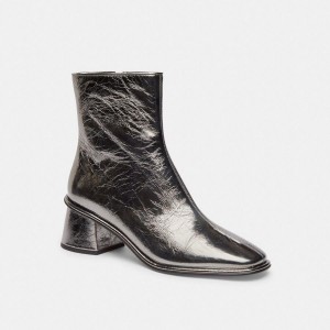 Botas COACH Gigiie Feminino Prateadas | 95216PVSL