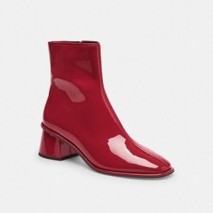 Botas COACH Gigiie Feminino Vermelhas | 60179ZIOG