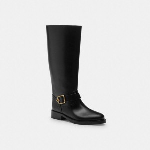 Botas COACH Madeline Extended Calf Feminino Pretas | 94126VBKY