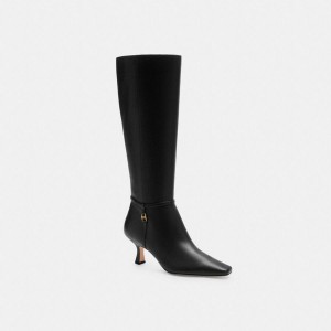 Botas COACH Raquel Extended Calf Feminino Pretas | 28054DBYZ