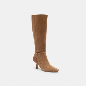 Botas COACH Raquel Feminino Marrom | 91735YZJS