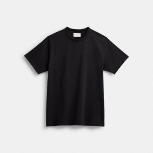 Camiseta COACH Essential Feminino Pretas | 12483LOBI