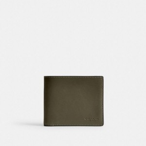 Carteira COACH 3 In 1 Masculino Verdes | 96851YRTA