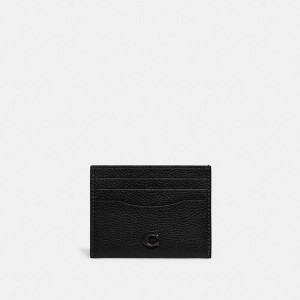 Carteira COACH Card Case Masculino Pretas | 51209RTNM