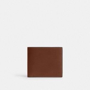 Carteira COACH Coin Masculino Marrom | 09241BUVT