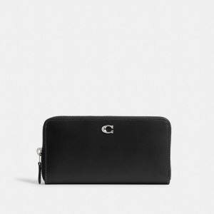 Carteira COACH Essential Accordion Zip Feminino Pretas | 80694LPNE