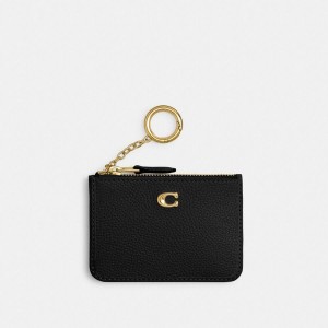 Carteira COACH Essential Mini Skinny Id Case Feminino Pretas | 89174OTHY