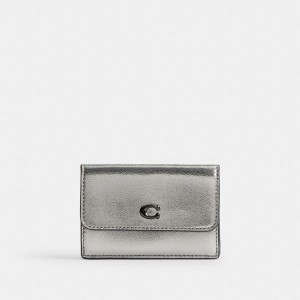 Carteira COACH Essential Mini Trifold Feminino Prateadas | 18976DXRP