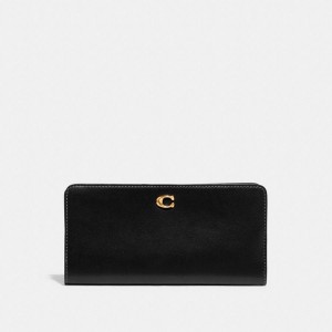 Carteira COACH Essential Slim Feminino Pretas | 06591GFVN
