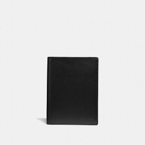 Carteira COACH Passport Case Feminino Pretas | 47083OCYQ