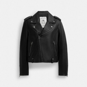 Casaco COACH Moto Feminino Pretas | 16709ODTP