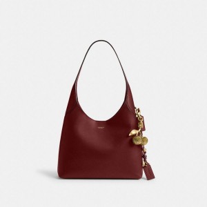 Charms COACH Brooklyn Shoulder Bag 28 Ands Feminino Douradas | 95730QNCI
