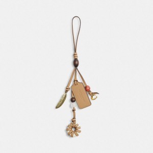 Charms COACH Heritage Bag Feminino Douradas | 92534HBJY