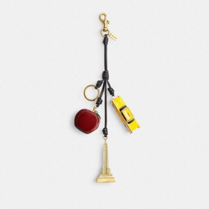 Charms COACH Small New York Cluster Bag Feminino Pretas | 41302NYXH