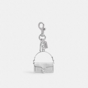 Charms COACH Tabby Bag Feminino Prateadas | 24316FVKJ