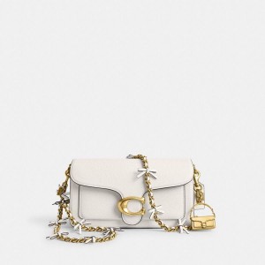 Charms COACH Tabby Shoulder Bag 26 With And Strap Feminino Prateadas | 92078VIUZ