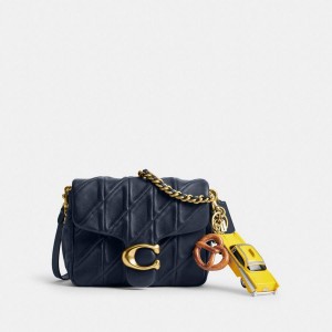 Charms COACH Times Square Tabby Shoulder Bag With Quilting Ands Feminino Douradas | 32409IVQY