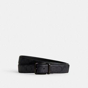 Cintos COACH Harness Buckle Cut To Size Reversible, 38 Mm Masculino Cinzentas | 48793JIVE
