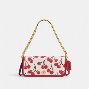 Hobo Bag COACH Dinky With Cherry Print Feminino Vermelhas | 30765QAKO