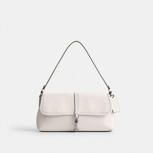 Hobo Bag COACH Hamptons Feminino Branco | 70942XWVU