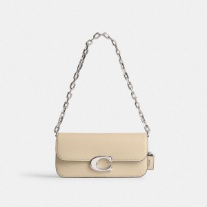 Hobo Bag COACH Idol 23 Feminino Branco | 95013DVWZ