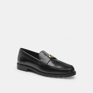 Mocassins COACH Jocelyn Feminino Pretas | 48617BUCE