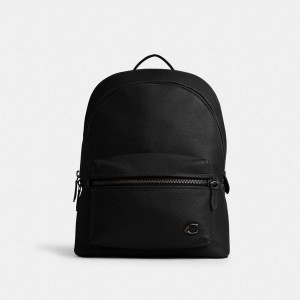 Mochila COACH Charter Masculino Pretas | 13705IMSP